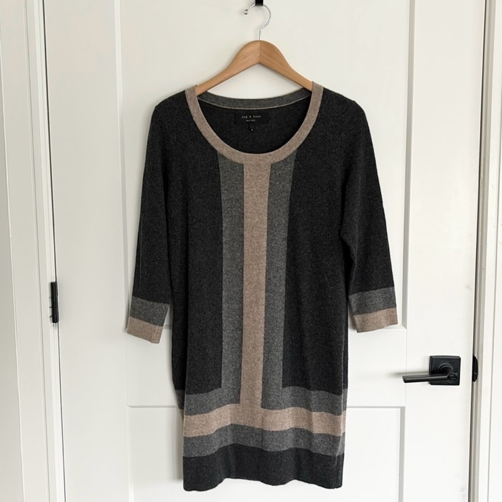 Rag & Bone Merino Wool Fulton Sweater Dress